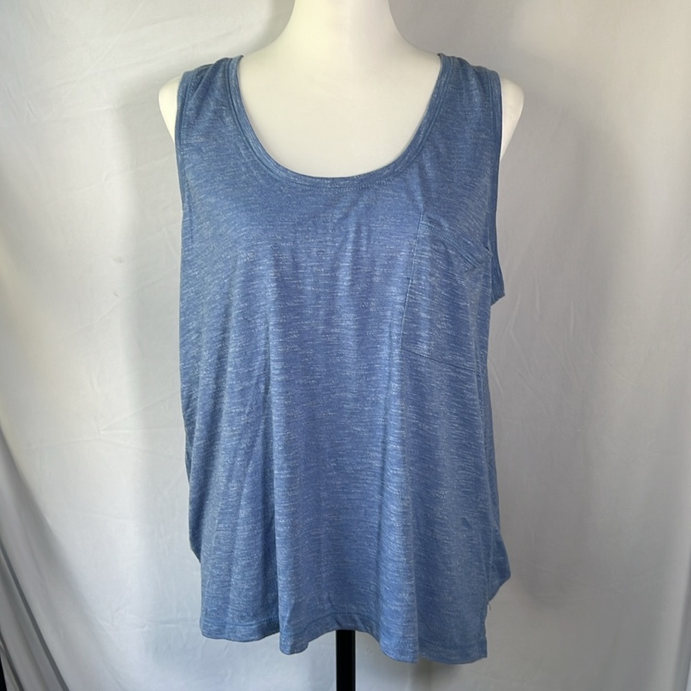 Sonoma Soft Blue Sleeveless Women's Tank Top Size XL